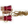 Бинокль LEVENHUK BROADWAY 325F с подсветкой и цепочкой красный 17782