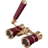 Бинокль LEVENHUK Broadway 325N, лорнет с подсветкой, красный 28820